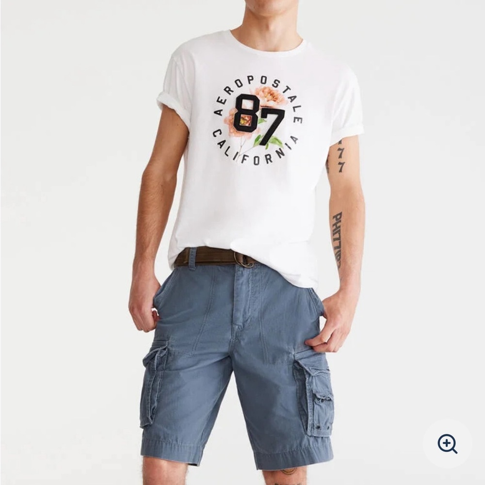 AEROPOSTALE - NWT Men’s Belted Cargo Short 11.5” - Size 27